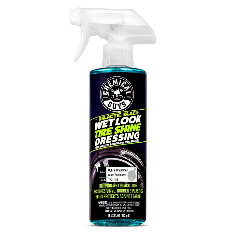 Galactic Black Wet Look Tire Shine Dressing